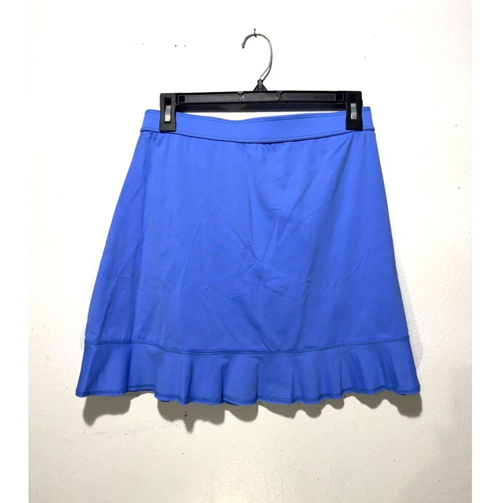 Fresh produce mini skirt outdoor beach vacation summer periwinkle blue women S